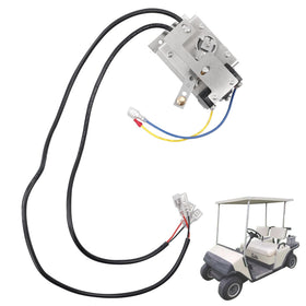 Gledewen golf cart potentiometer with micro switch, front view, OEM fit.