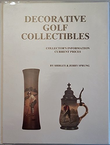 Glentiques Decorative Golf Collectibles front cover; ideal for vintage golf enthusiasts and collectors