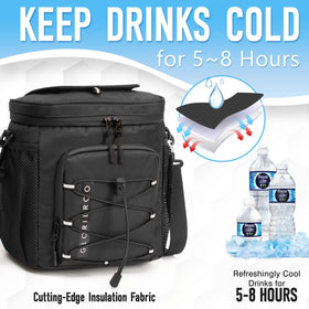 GLORIEROO leakproof interior keeps drinks and spills contained