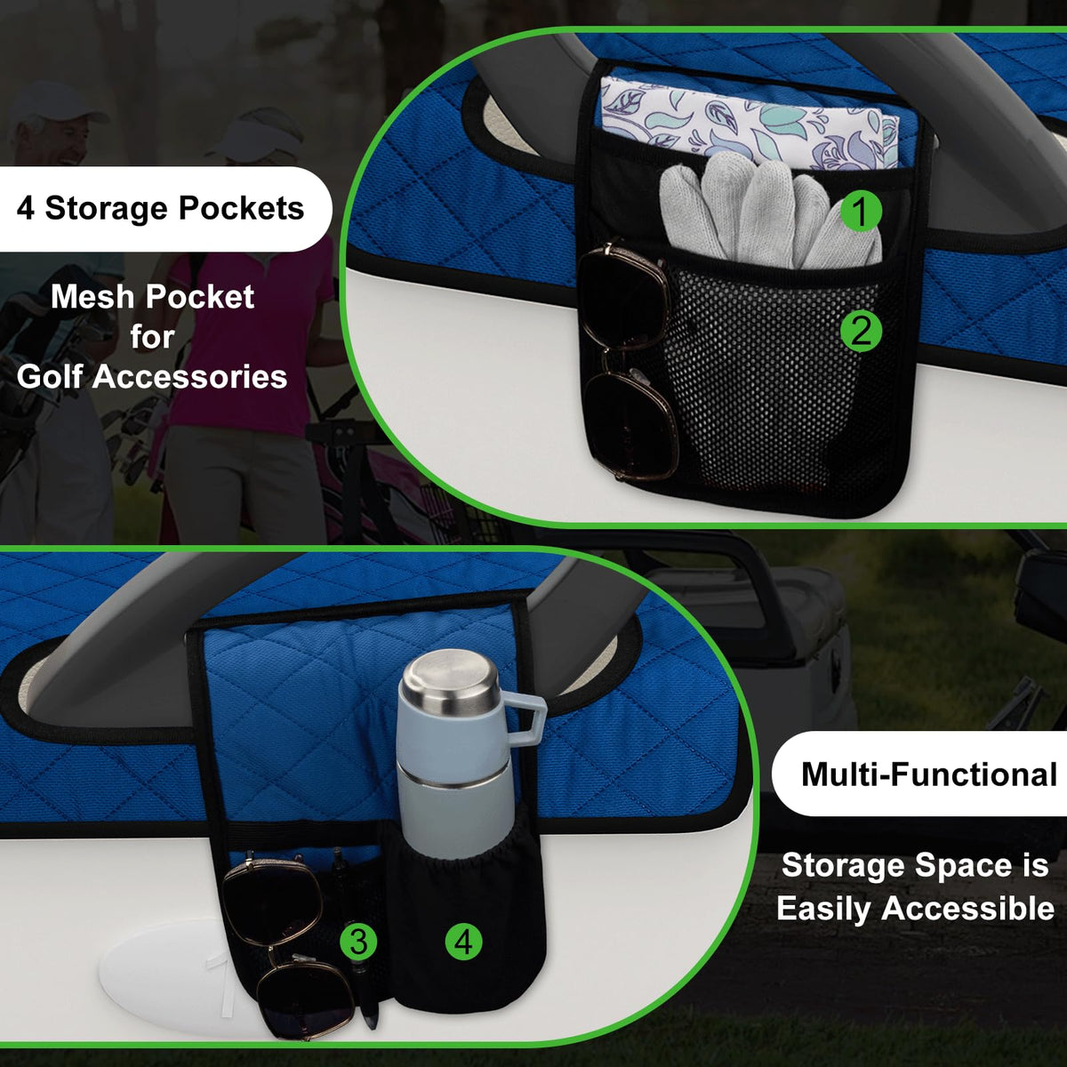 Gloserin compatible with EZGO, Yamaha and Club Car carts.