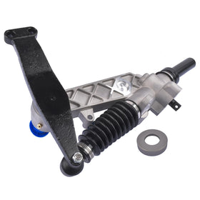 GLOSSY AUTO PARTS EZGO TXT steering gear box closeup shows robust components