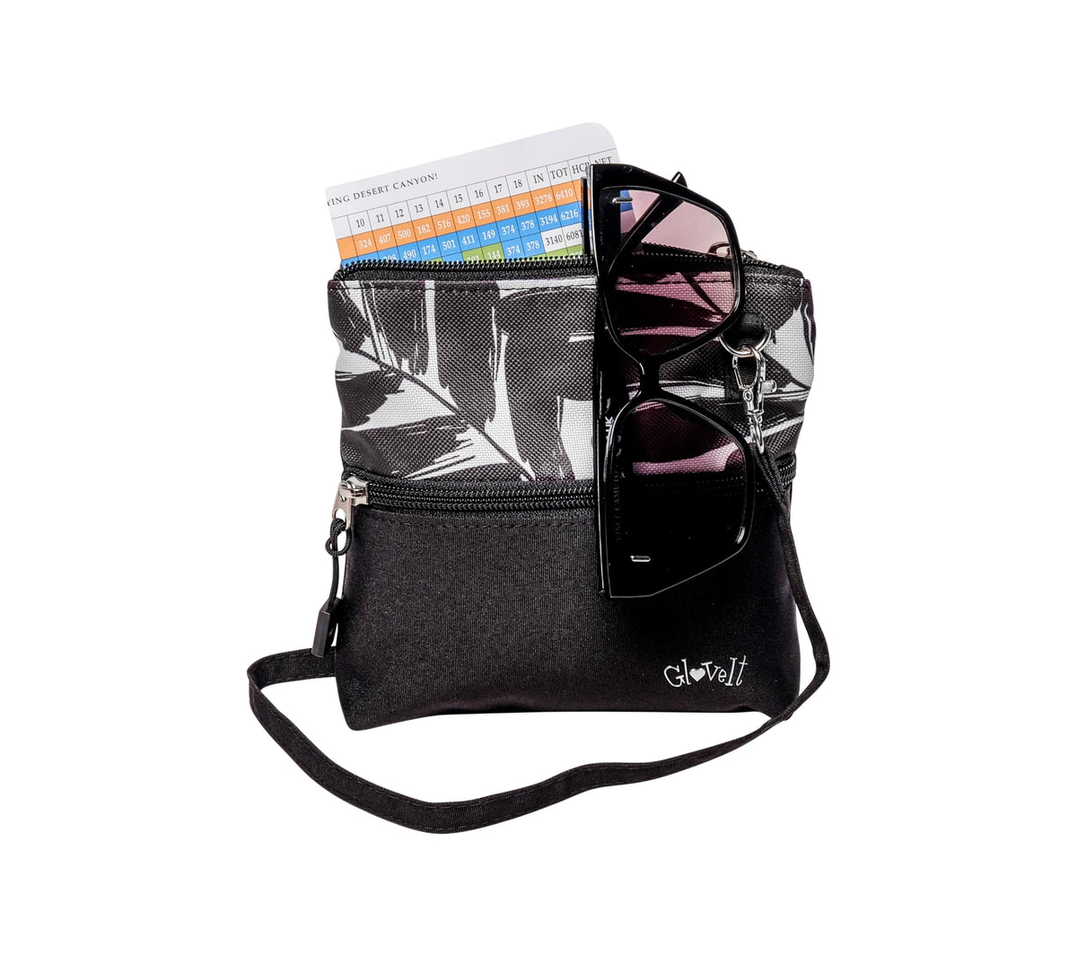 Glove It Albatross 24-inch detachable strap enables comfortable crossbody carry.