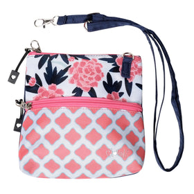 Glove It Golf Zip Bag Peonies & Pars with Diamondback print for quick-access course essentials