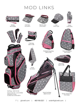 Glove It Mod Links crossbody strap converts bag for hands-free carry.