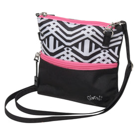 Glove It Mod Links zip bag on golf bag for quick item access.