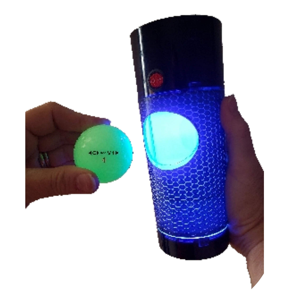 GlowGear GlowV1 ball with 90-compression core for authentic feel