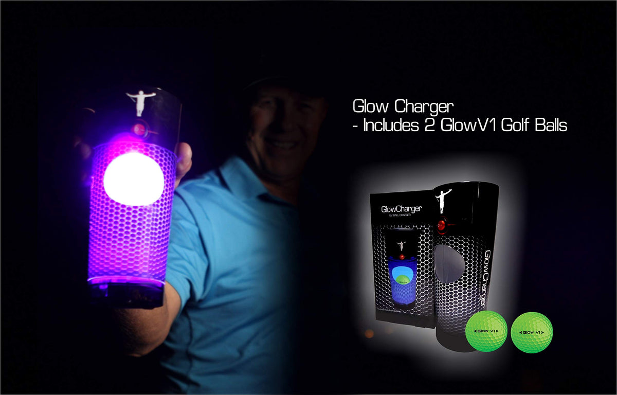 GlowGear GlowV1 UV charger cannister powering balls quickly