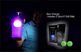 GlowGear GlowV1 UV charger cannister powering balls quickly