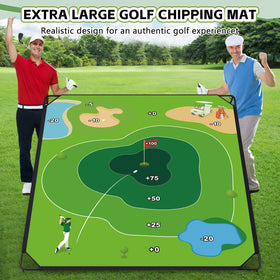GLUTIA Golf Chipping Game Set indoor outdoor versatility for practice anywhere