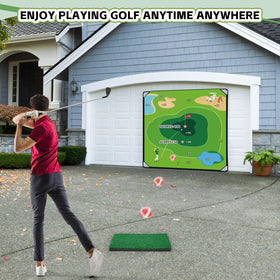 GLUTIA Golf Chipping Game Set sticky balls pack for precision targeting