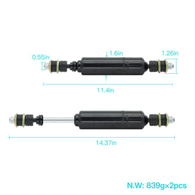 Glyantyu rear shocks detailed assembly shows easy bolt-on replacement.