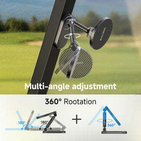 GMETINK low-angle swing recording for clear on-course analysis.