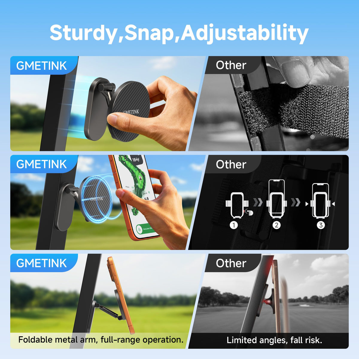 GMETINK slim lightweight design fits easily in a pocket or bag.