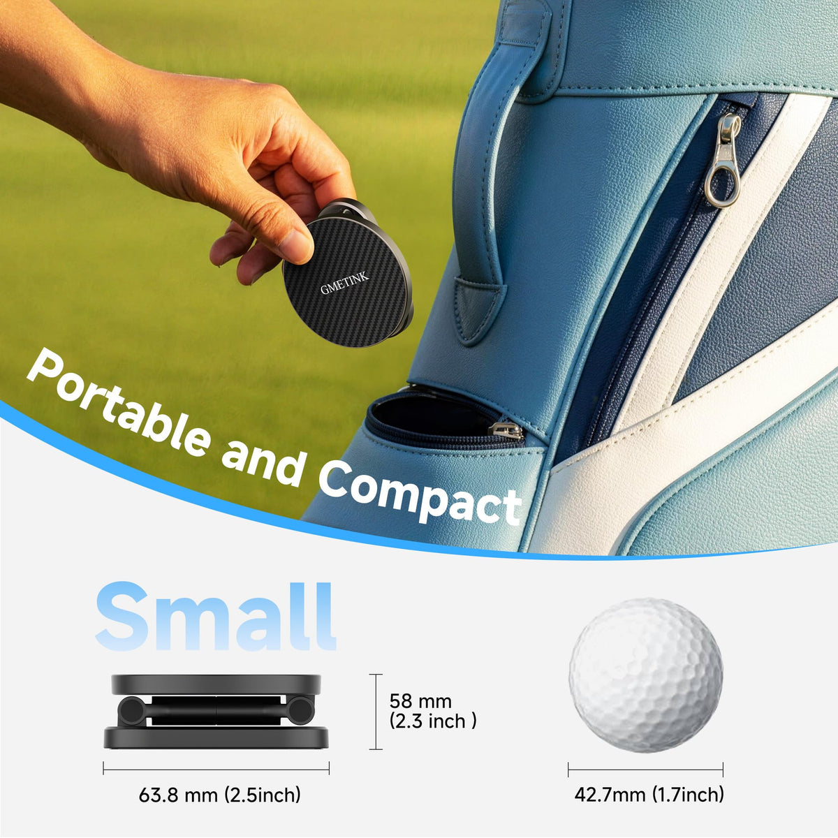 GMETINK three-axis adjustment for precise portrait or landscape viewing.