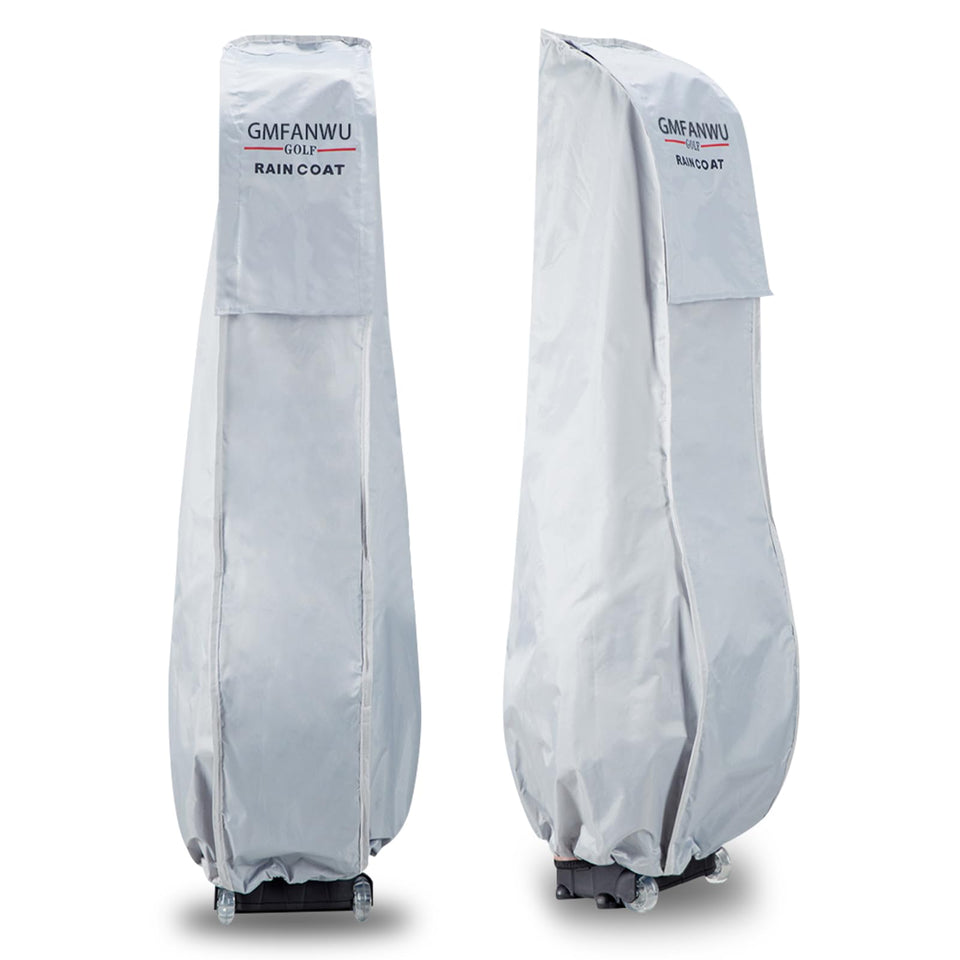 GMFanwu golf bag rain cover with dual-zipper for easy access in wet conditions.