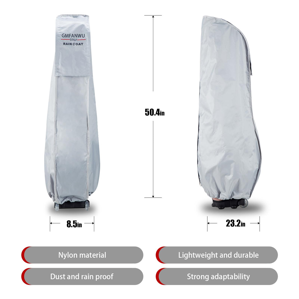GMFanwu rain cover uses waterproof nylon to protect gear from rain and dust.