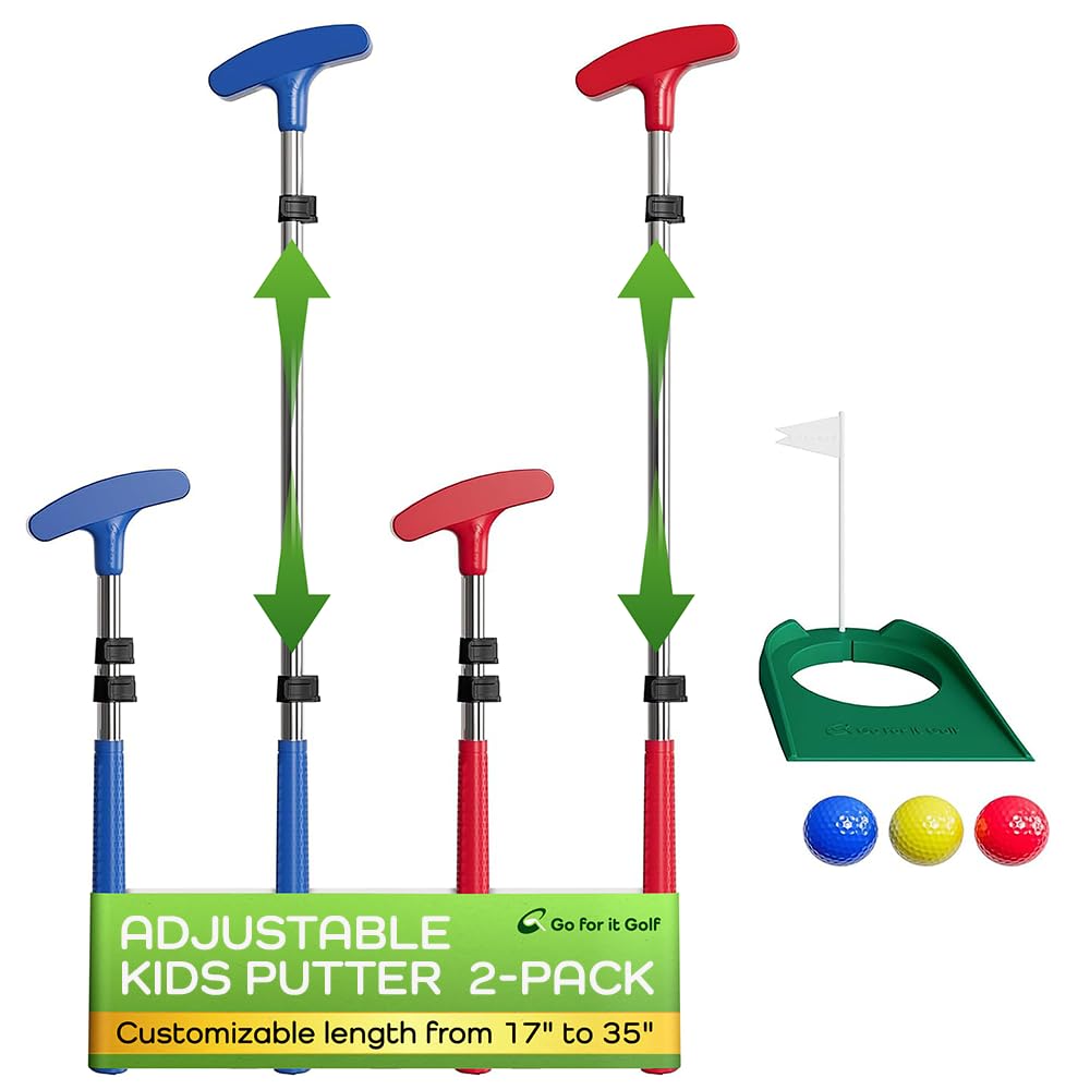 Go For It Golf Kids Putter extendable shaft for growing players