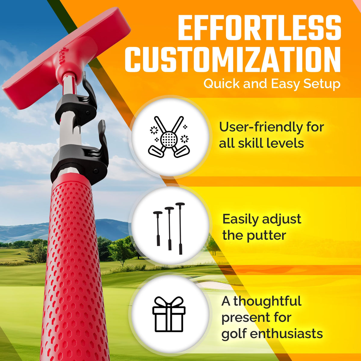 Go For It Golf kids putter grow with you design for evolving skills