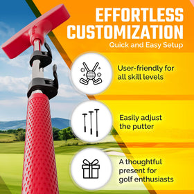 Go For It Golf kids putter grow with you design for evolving skills