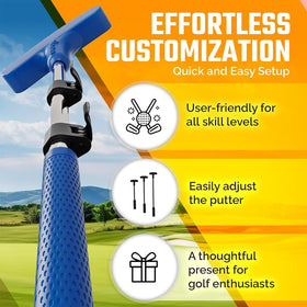 Go For It Golf Kids Putter suitable for right and left handed players