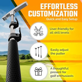 Right handed Go For It Golf kids putter suitable for beginners