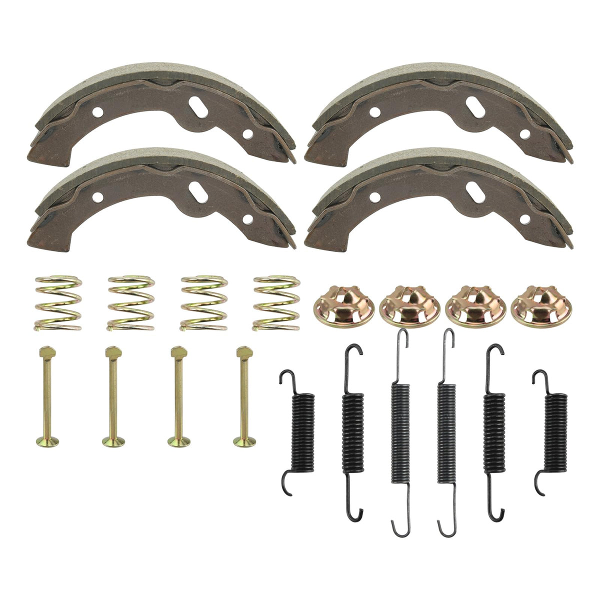 GoaMotors brake shoes kit for EZGO Medalist 97+ with enhanced stopping potential