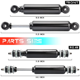 GoAnyere Club Car DS rear shock adds stability over bumps.