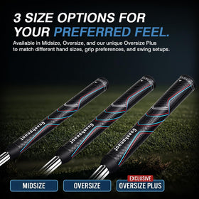 Goashpeaot all-weather traction grips provide confident feel in rain or shine.