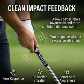 Goashpeaot grips offer comfortable feel and better control for consistent shots.