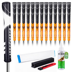 Goashpeaot half-corded golf grips 13-pack deliver secure feel in all weather.