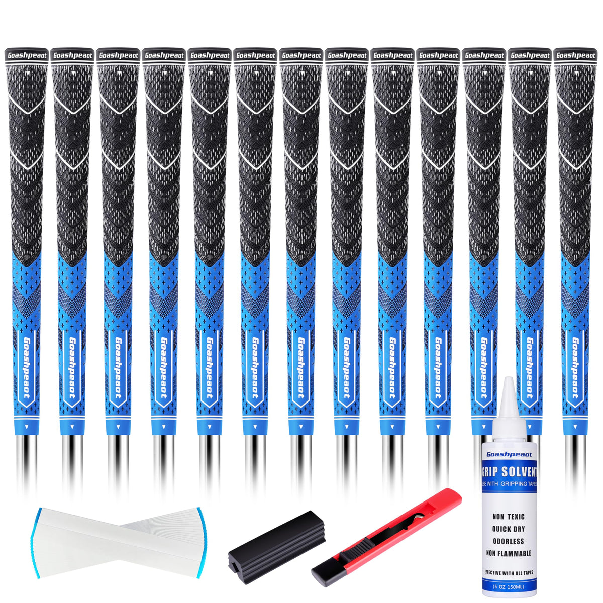 Goashpeaot half-corded grips close-up highlighting premium texture for secure wet-weather grip.