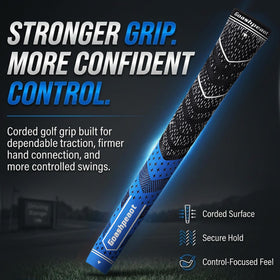 Goashpeaot half corded grips pack side view shows uniform diameter for comfort