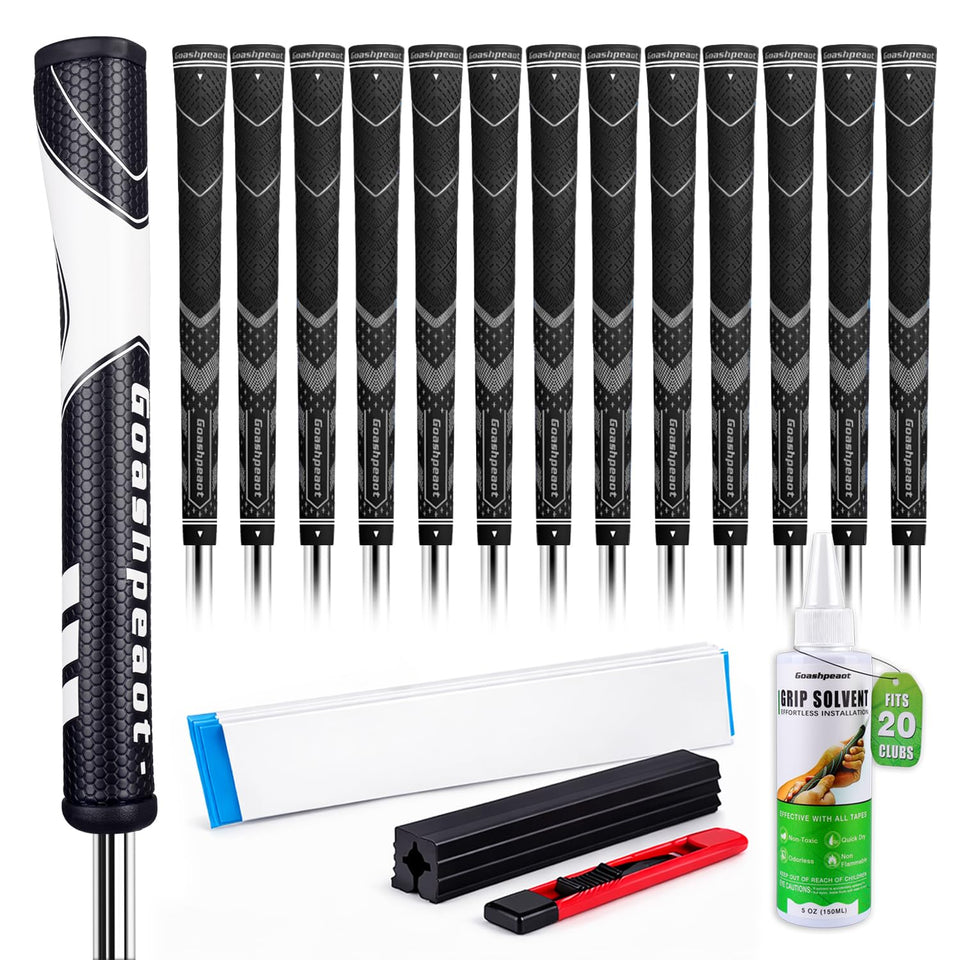 Goashpeaot premium all-weather grips 13-pack; reliable traction for a complete bag upgrade.
