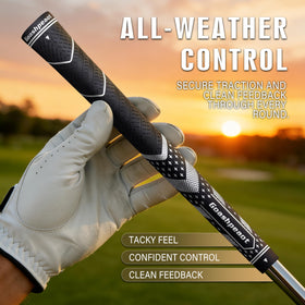 Goashpeaot blue midsize putter grip close-up highlighting comfort and control