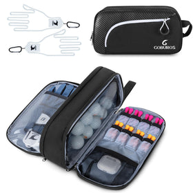 GOBUROS golf glove holder case showing compact, protective design for gloves during rounds.