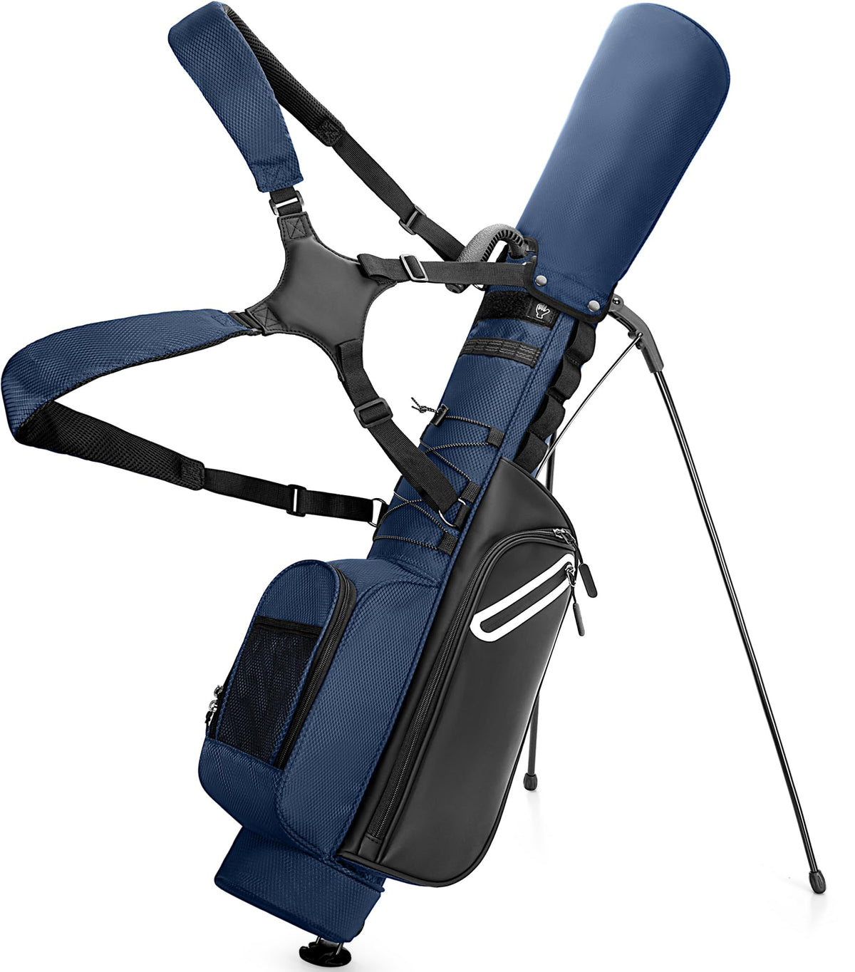 GOBUROS golf stand bag with compact design for easy carrying on short courses.