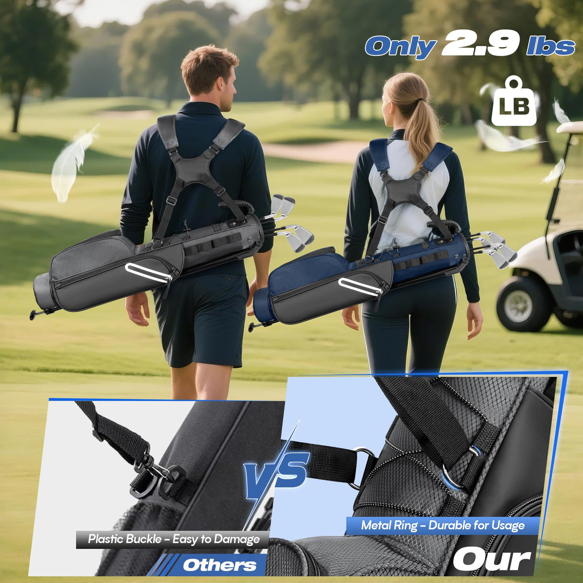 GOBUROS bag with insulated pouch keeps snacks and drinks cool.