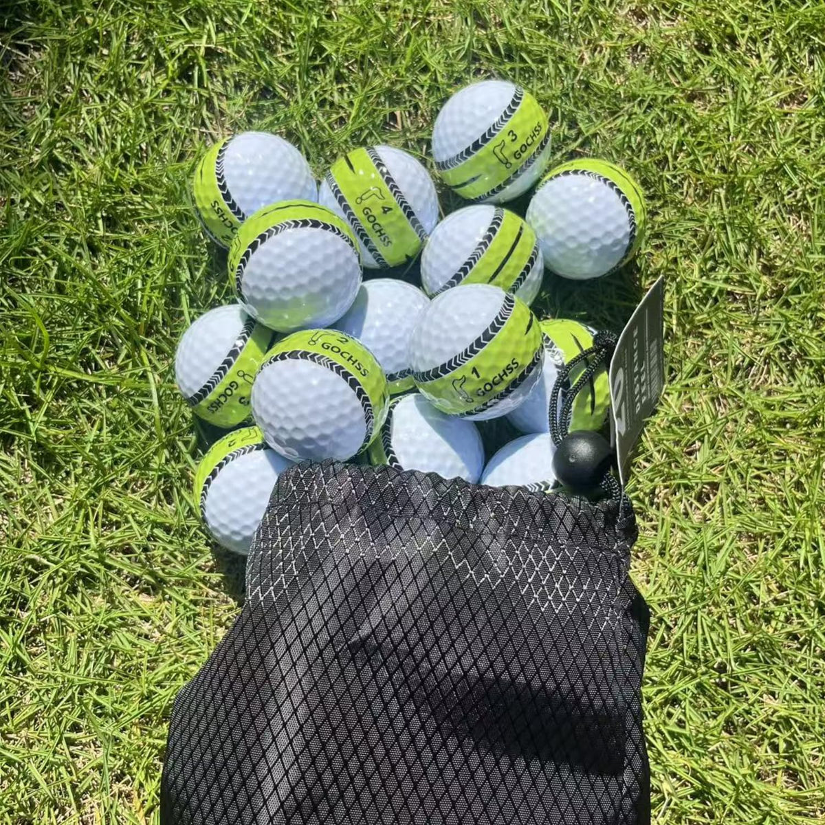 GOCHSS ball with 332-dimple design promoting stable flight and spin control.
