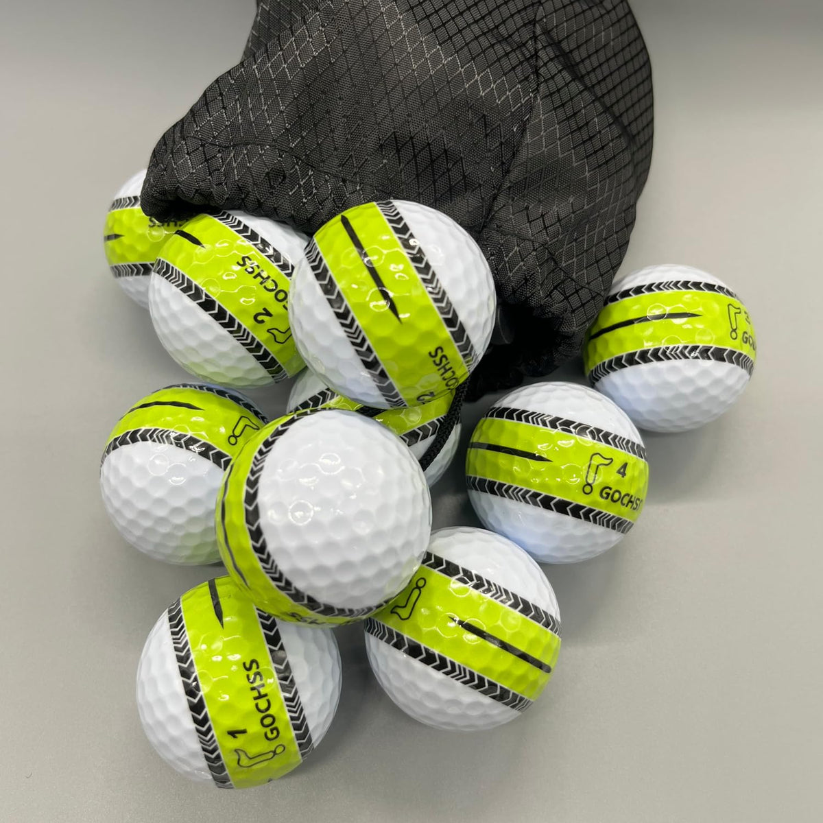 GOCHSS ball delivers high spin and greenside control for accurate chips.