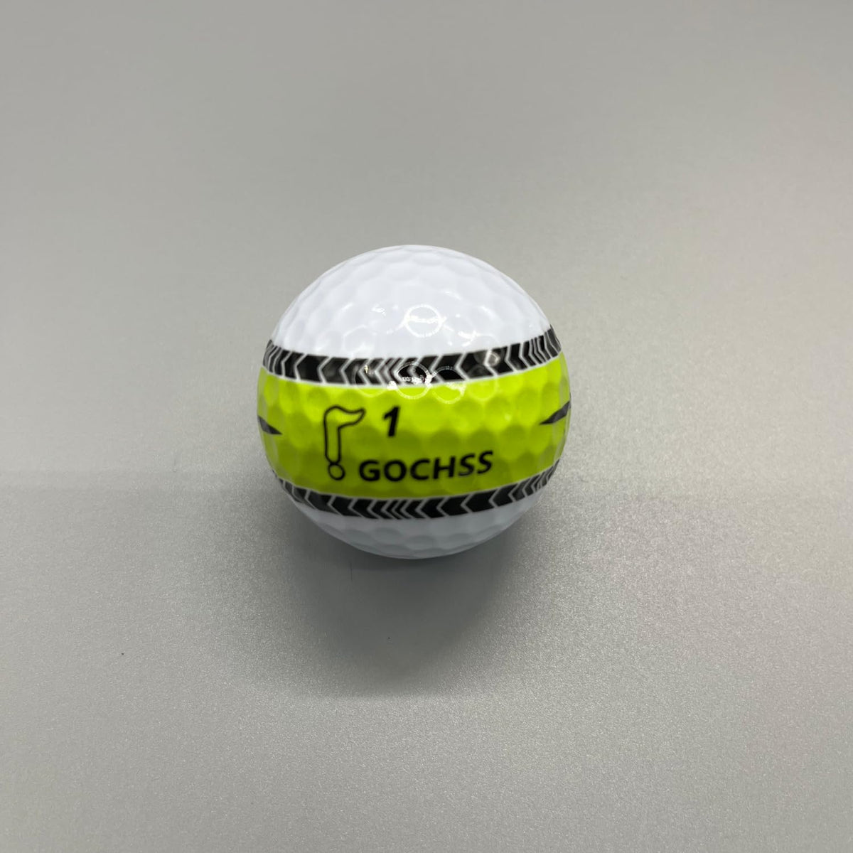 GOCHSS soft-feel three-layer ball delivering a gentle touch on approach shots.