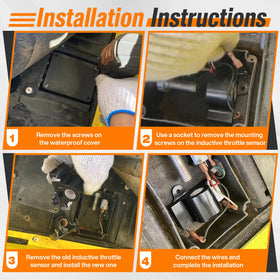 GODCTSUP after-sales support for EZGO inductive throttle sensor.
