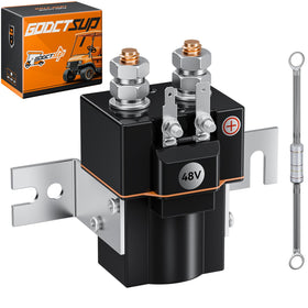 GODCTSUP 48V solenoid front view for Club Car DS and Precedent improves reliability