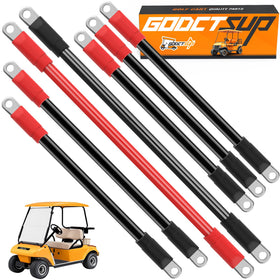 GODCTSUP Club Car battery cable kit with seven pieces for improved power delivery.