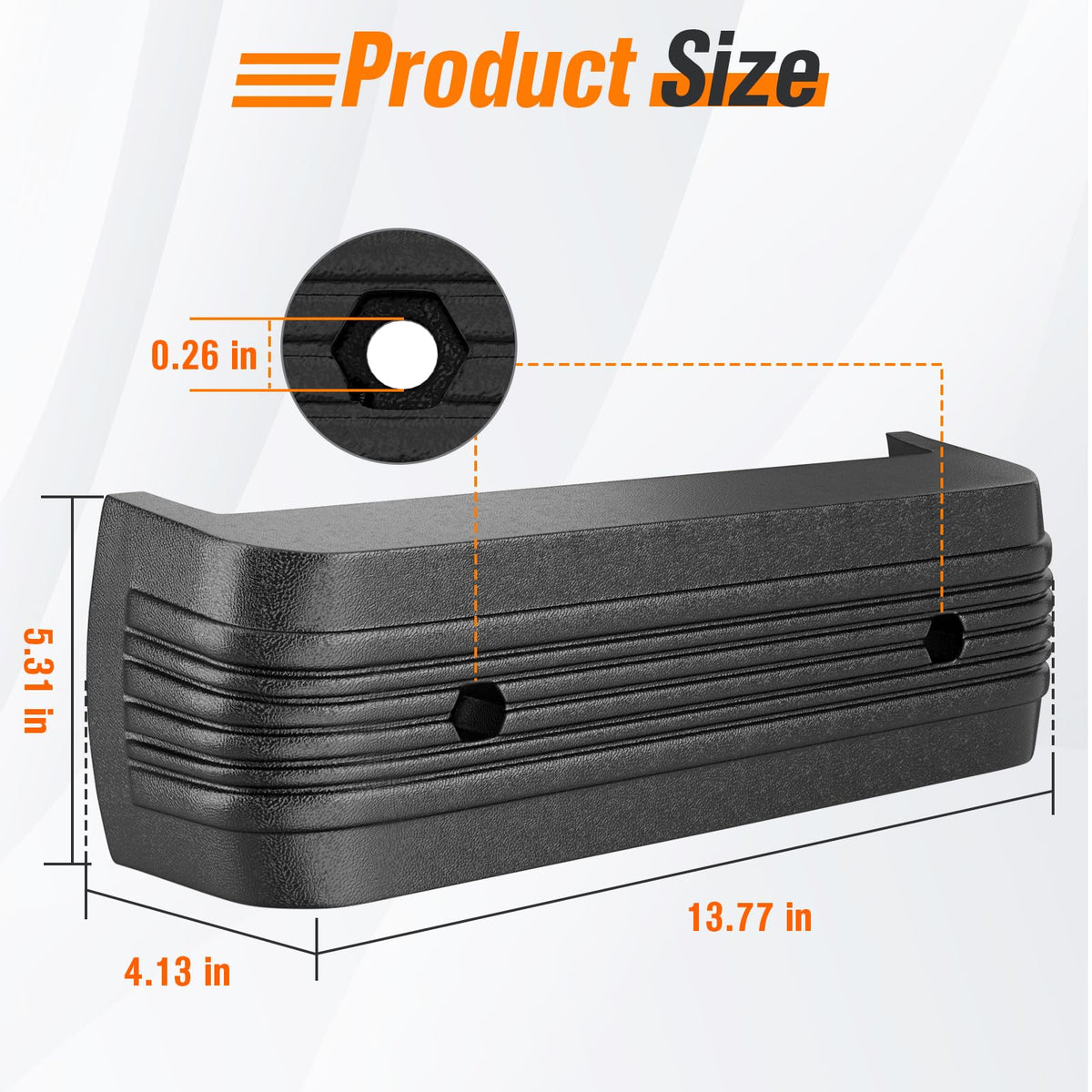 GODCTSUP installs by aligning to mounting points and tightening screws