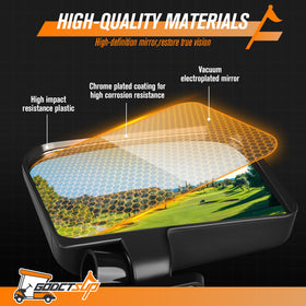 GODCTSUP durable anti-shudder mirror maintains stable rear vision.