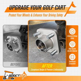 GODCTSUP dust cover on front hub protects from debris and extends life