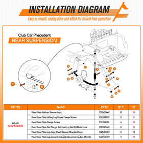 GODCTSUP easy-installation guide supports straightforward replacement with basic tools.