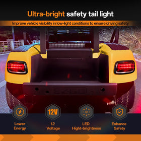 GODCTSUP EZGO brackets provide secure light bar mounting