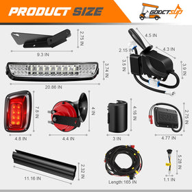 GODCTSUP EZGO deluxe horn for easy cart signaling