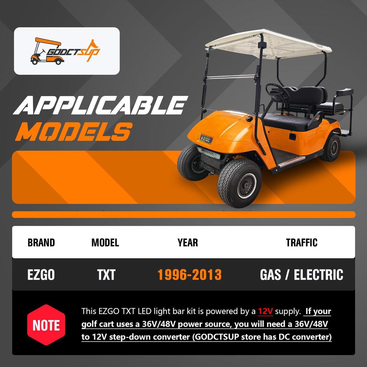 GODCTSUP EZGO deluxe wiring harness for reliable power connections